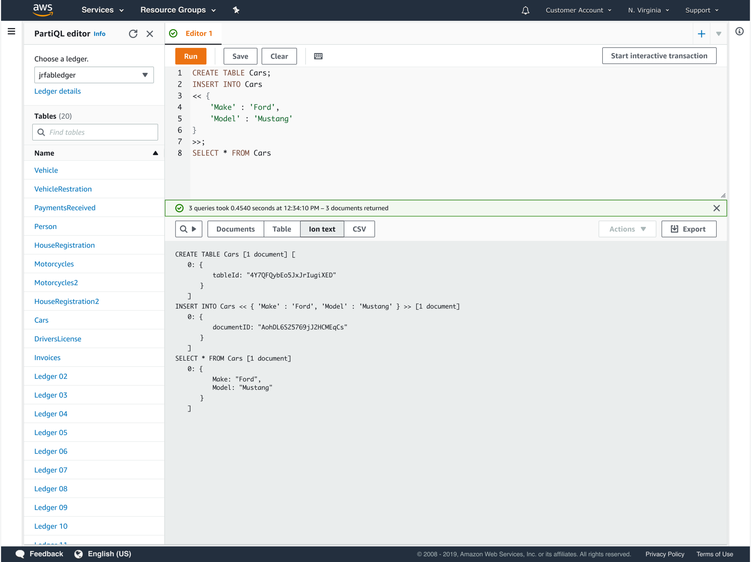 Multi Statement 4.1 Text view
